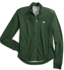 Johnnie-O Jacket: Johnnie-O Women's Tomi Full Zip Green