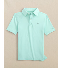 Polo: Boy's Southern Tide Driver Meadowbrook Stripe, Garden Grove
