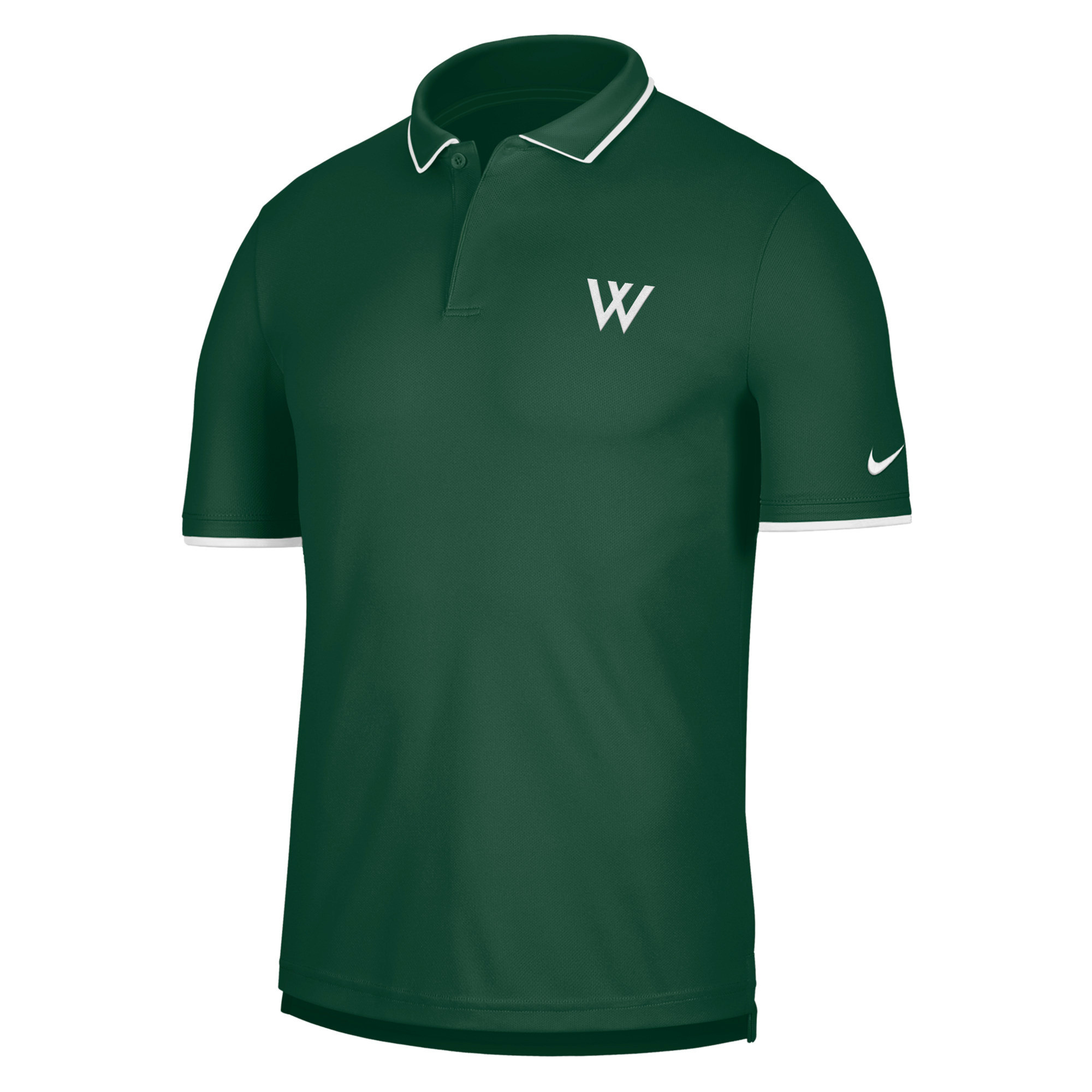 Nike Polo: Nike UV Collegiate Polo with embroidered "W" logo