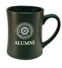 Mug: Green Matte w/ Ivory Etched Seal - Alumni