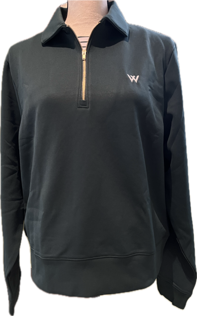 Pullover: Smith & Quinn Women's Chase Qtr Zip Rosemary