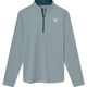 Turtleson Pullover: Turtleson Collins Women's Qtr Zip Forest