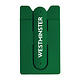 Jardine Phone Wallet: Green Kickstand Silicone Wallet