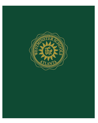 Folder: Hunter Glossy Green, Foil Stamp w/ Seal (2 Pockets)