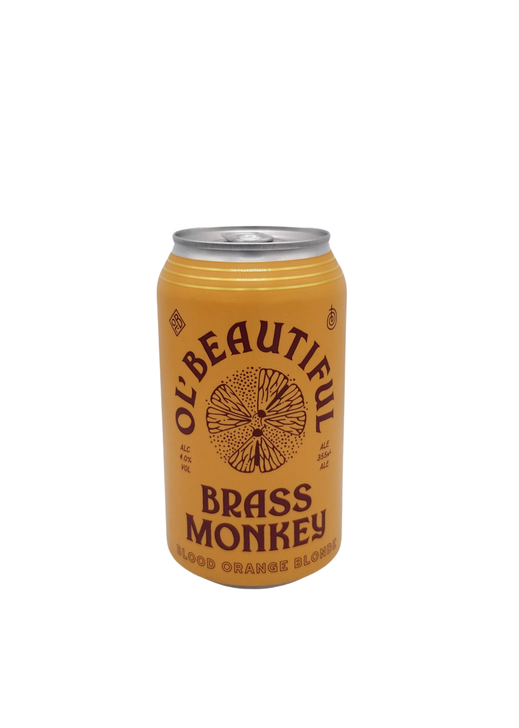 Ol' Beautiful Brewing Ol' Beautiful Brewing Brass Monkey Blood Orange Blonde 355ml