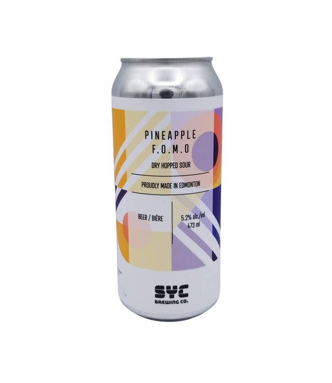 SYC Brewing Co. Pineapple FOMO Sour 473ml