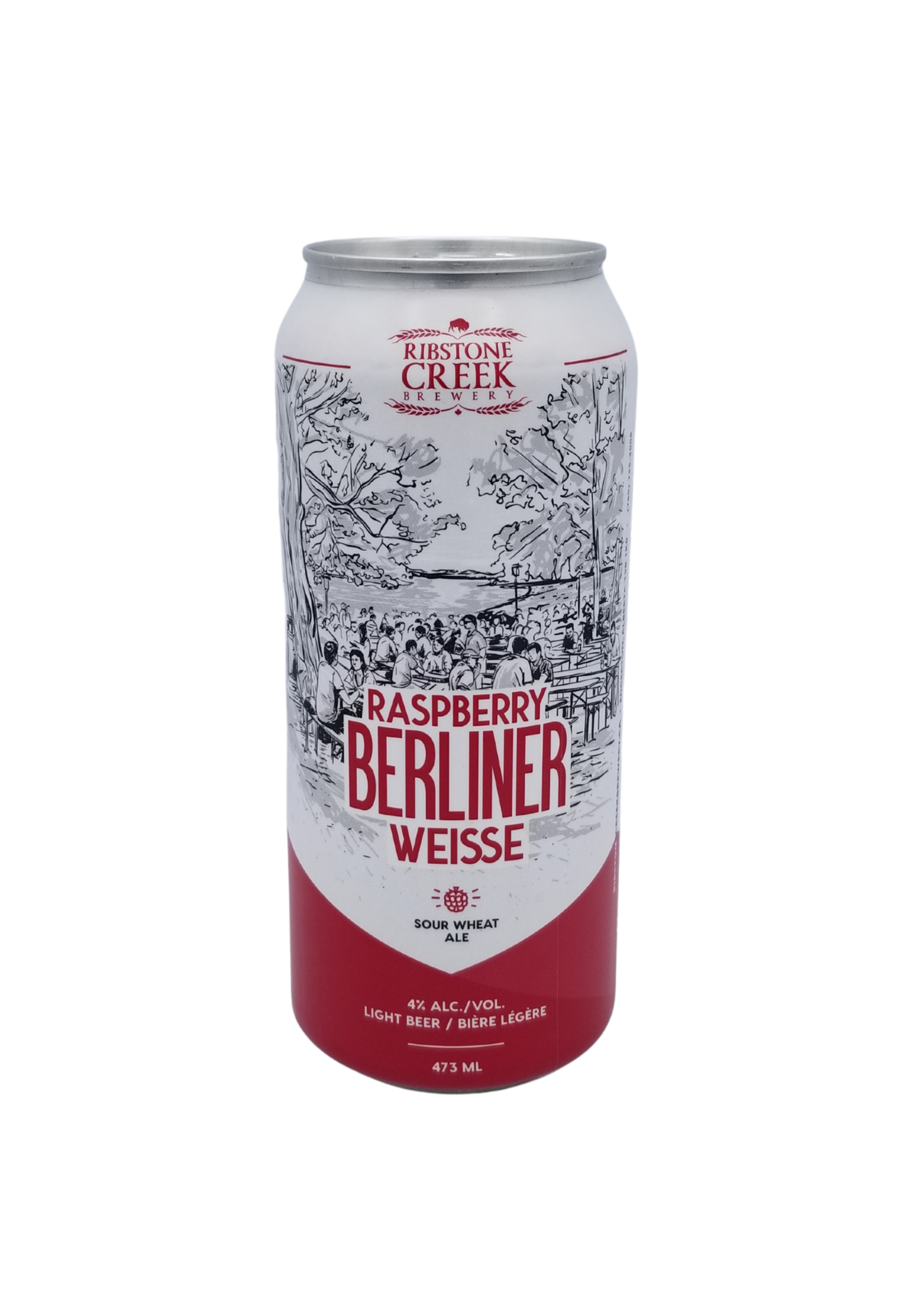 Ribstone Creek Brewing Ribstone Creek Raspberry Berliner Sour 473ml