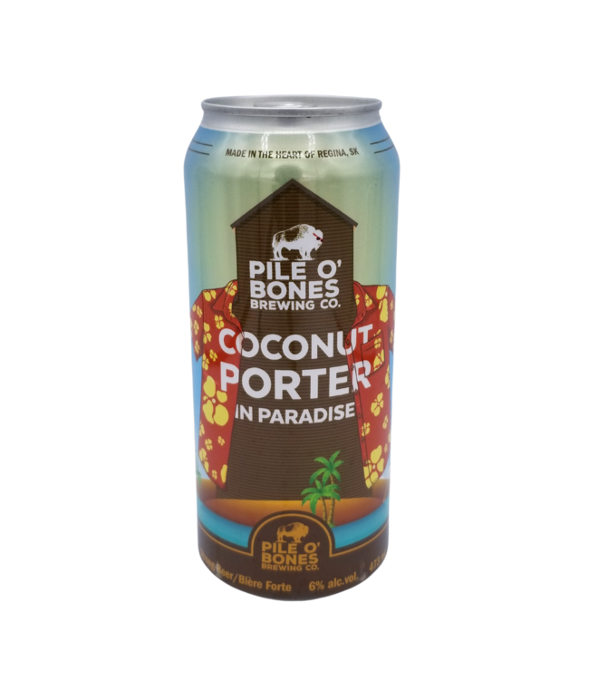 Pile O' Bones Brewing Coconut Porter 473ml
