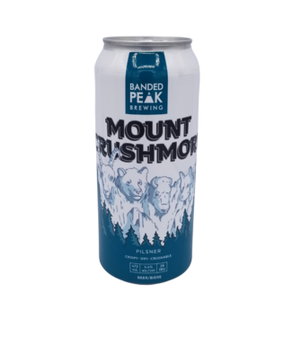 Banded Peak Brewing Banded Peak Brewing Mount Crushmore Pilsner 473ml