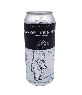 Polar Park Brewing Polar Park Brewing Man of the North Pilsner 473ml