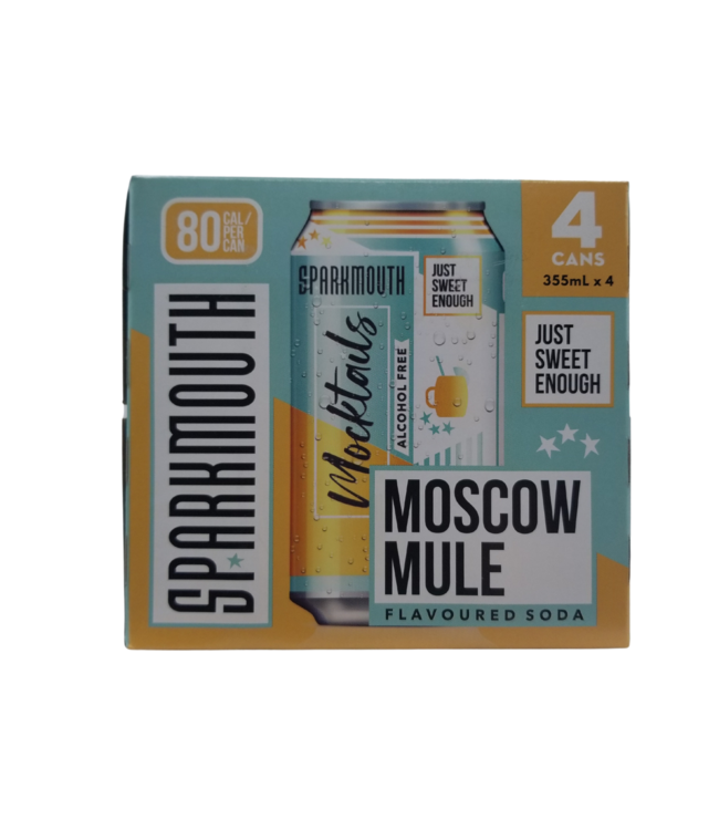 Sparkmouth Mocktails - Non-Alcoholic Moscow Mule 4x355ml