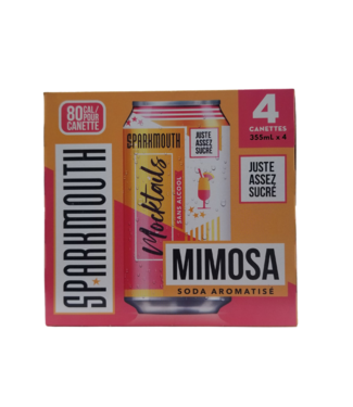 Sparkmouth Mocktails -  Non-Alcoholic Mimosa 4x355ml