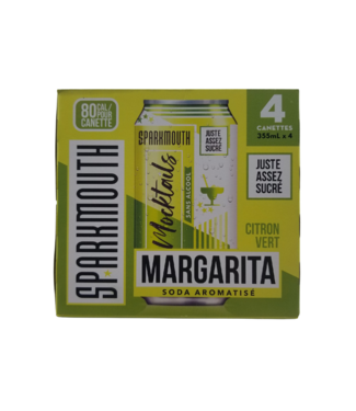 Sparkmouth Mocktails - Non-Alcoholic Lime Margarita 4x355ml