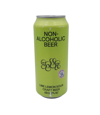 Bière Sans Alcool Non-Alcoholic Lime Lemon Sour 473ml