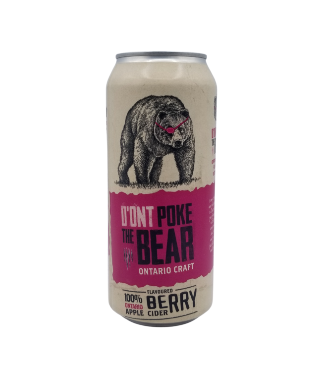 D'Ont Poke the Bear Craft Berry Cider 473ml