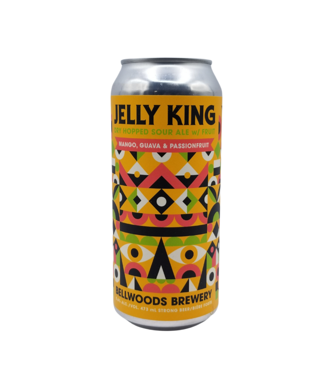 Bellwoods Brewery Jelly King Dry-Hopped Sour with Mango, Guava & Passionfruit 473ml