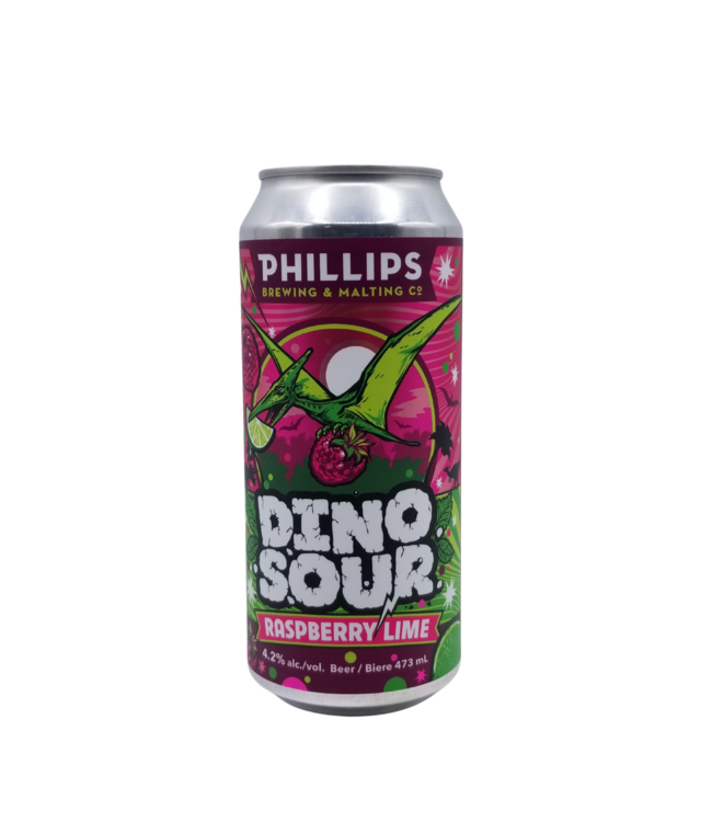Phillips Brewing DinoSour Raspberry Lime Sour 473ml