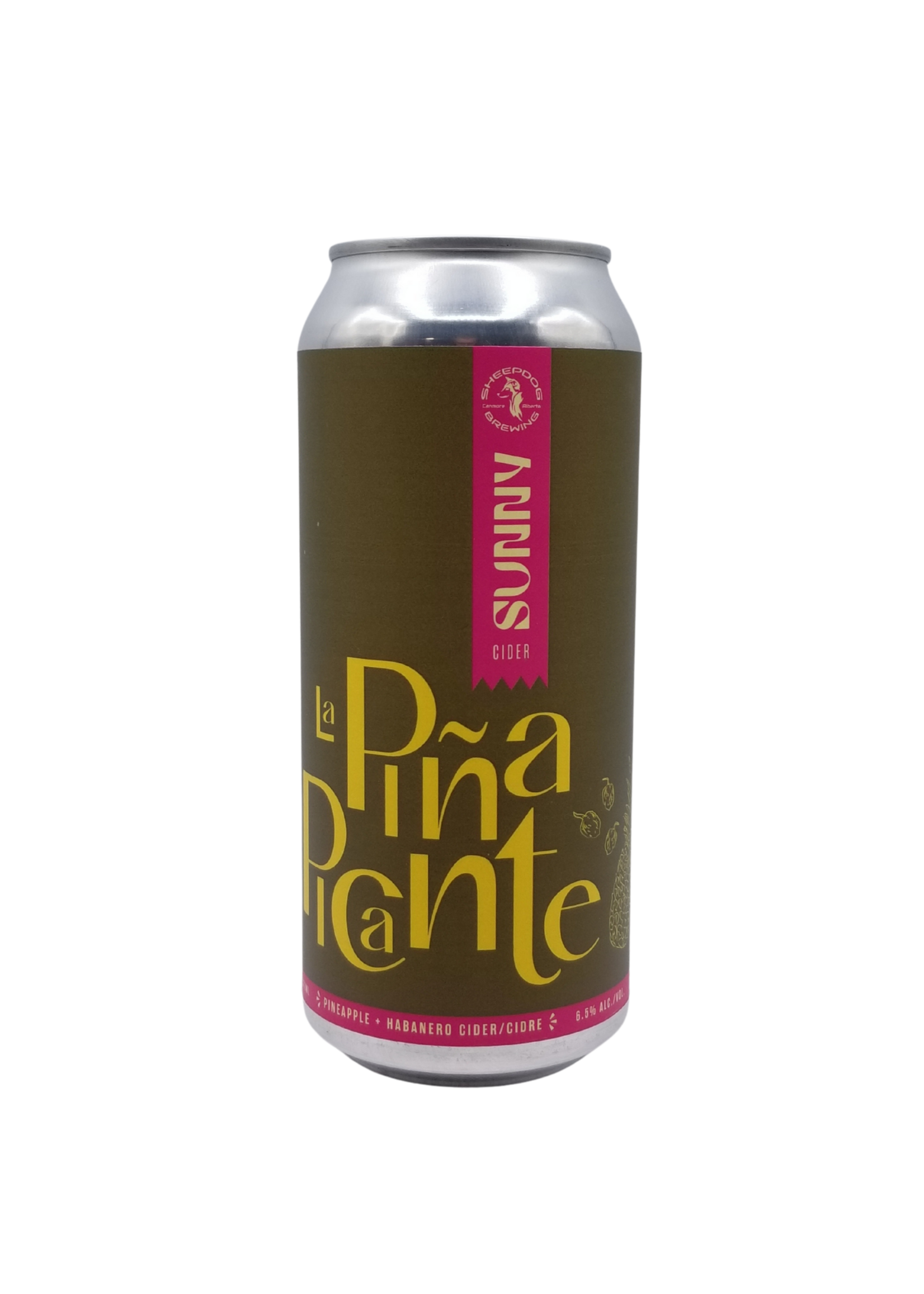 SunnyCider SunnyCider/Sheepdog Collab: La Pina Picante Pineapple Habanero Cider 473ml