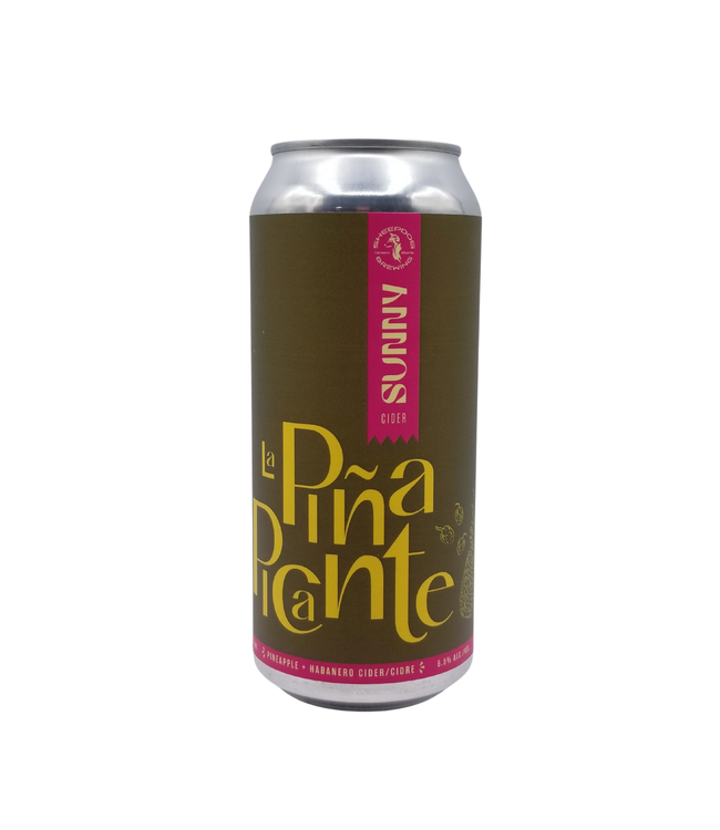 SunnyCider Sheepdog Collab La Pina Picante Pineapple Habanero Cider 473ml