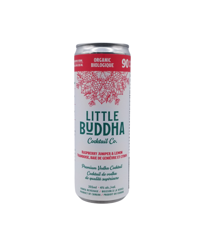 Little Buddha Raspberry, Juniper & Lemon Organic Vodka Cocktail 355ml