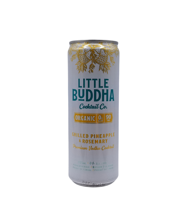 Little Buddha Grilled Pineapple & Rosemary Organic Vodka Cocktail 355ml