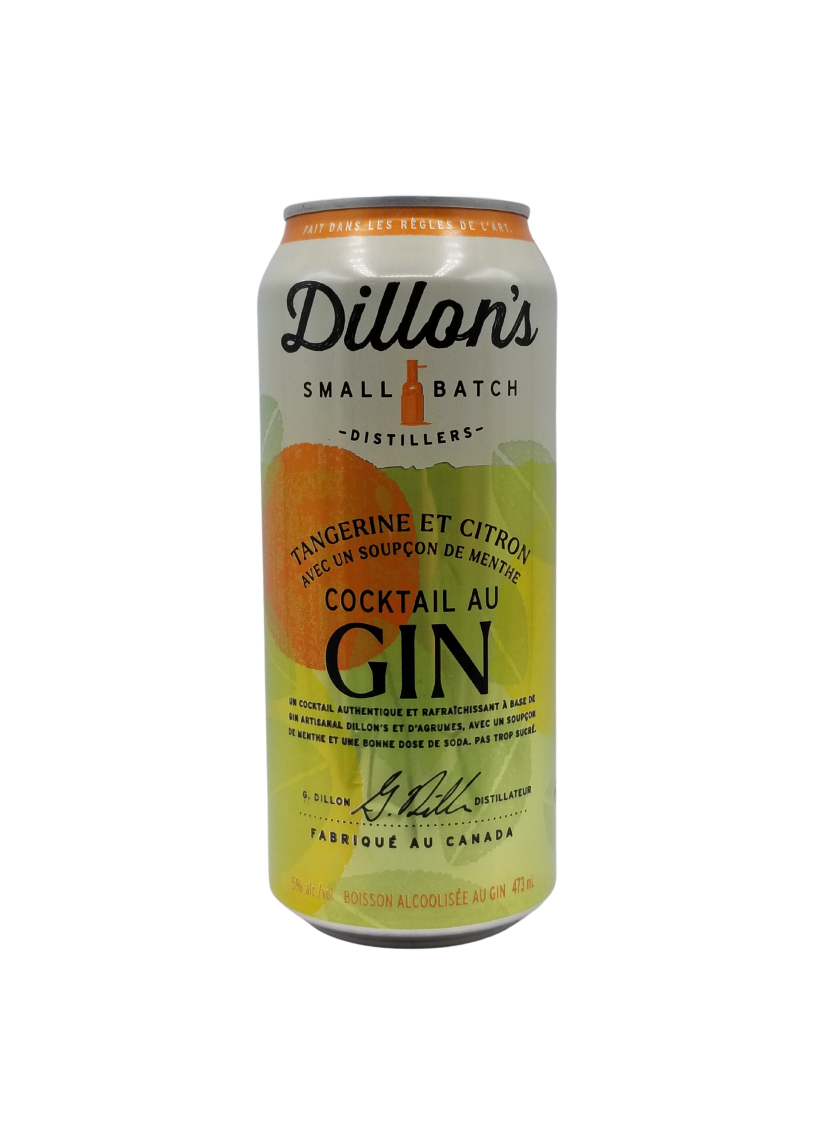 Dillon's Tangerine Lemon Mint Gin Cocktail 473ml