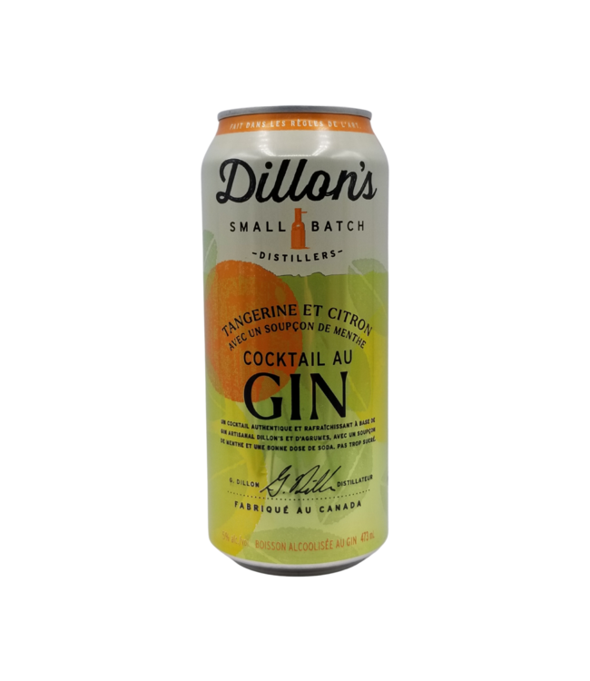 Dillon's Tangerine Lemon Mint Gin Cocktail 473ml