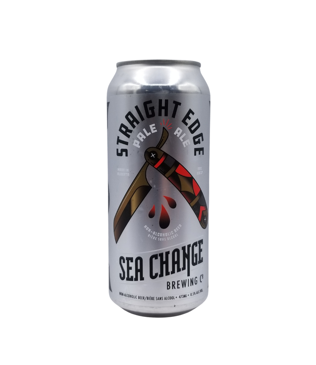 Sea Change Brewing Co. Straight Edge Non Alc Pale Ale 473ml