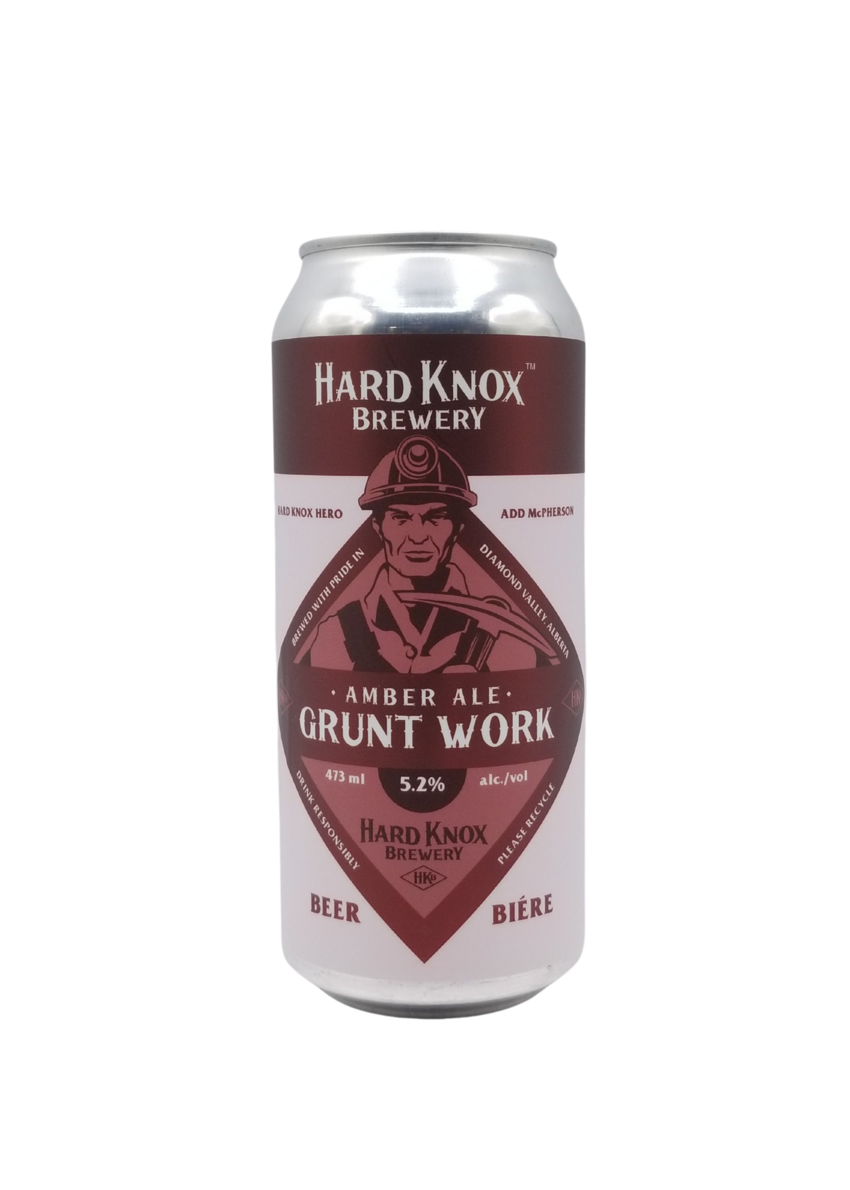 Hard Knox Brewery Hard Knox Brewery Grunt Work Vienna Amber Ale 473ml
