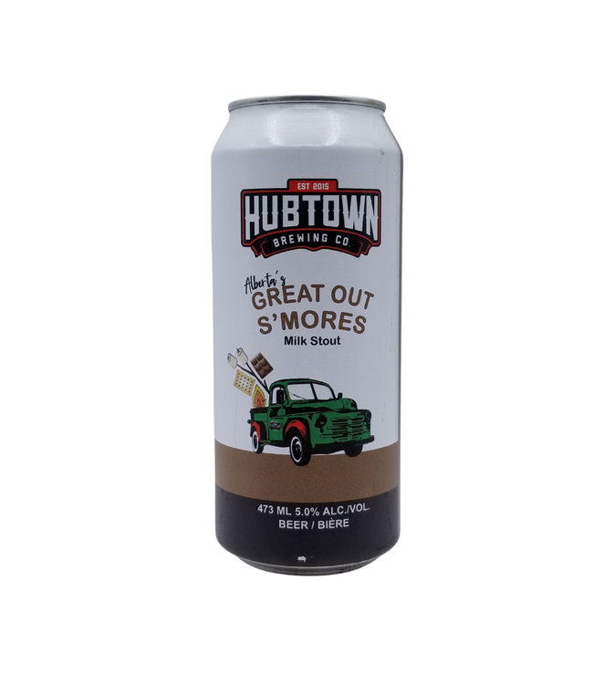Hub Town Brewing Alberta's Great Out S'mores Milk Stout 473ml