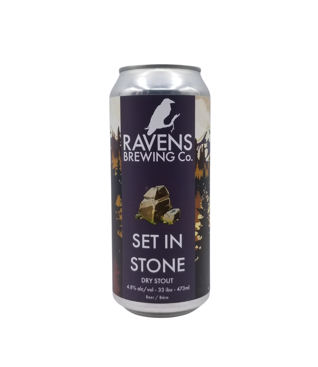 Ravens Brewing Set in Stone Dry Irish Stout 473ml