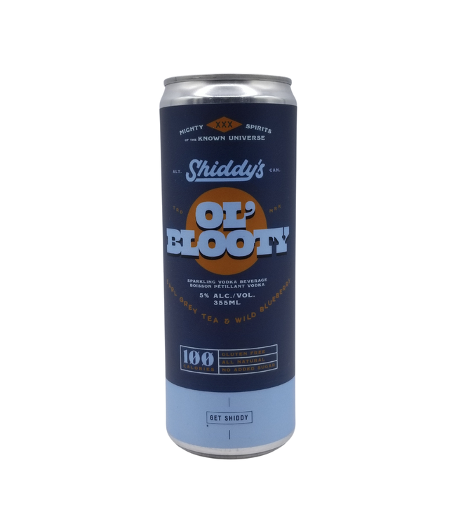 Shiddy's Distilling Ol' Blooty Earl Grey Tea & Wild Blueberry Cocktail 355ml