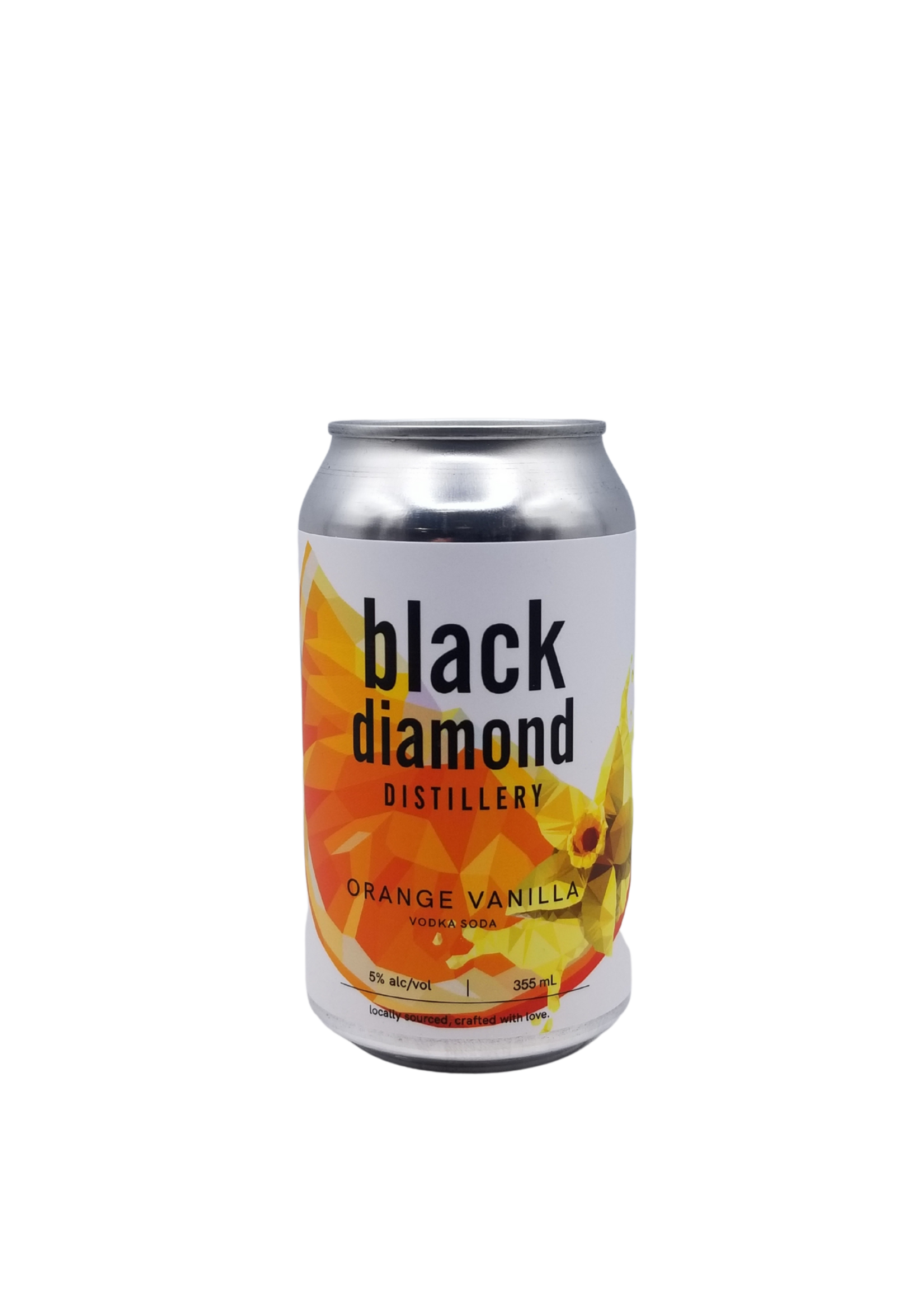 Black Diamond Distillery Black Diamond Distillery Orange Vanilla Vodka Soda 355ml