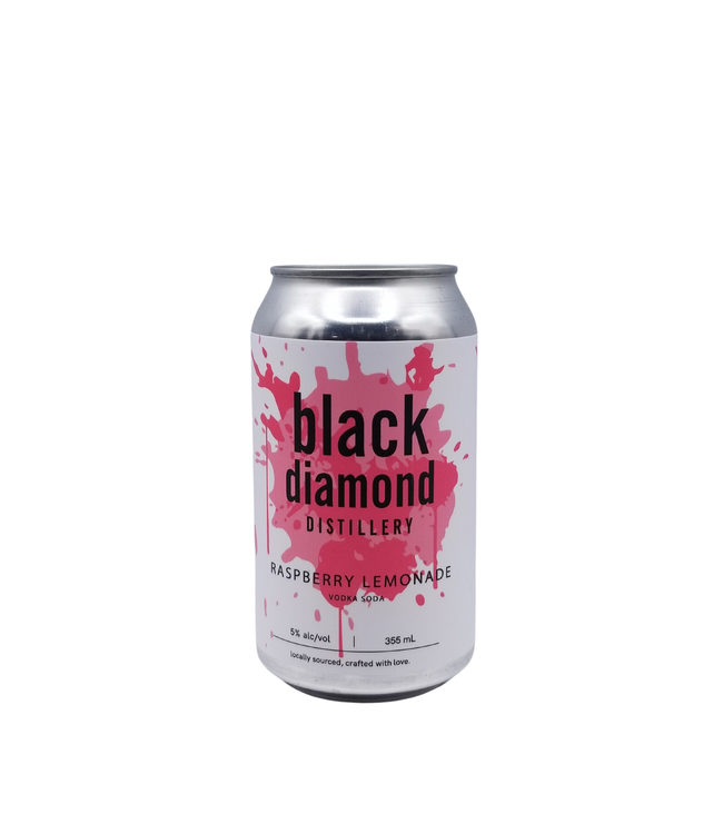 Black Diamond Distillery Raspberry Lemonade Vodka Soda 355ml