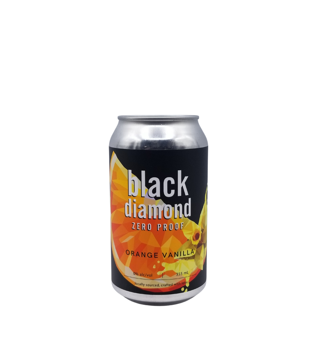 Black Diamond Distillery Non-Alc Orange Vanilla Vodka Soda 355ml