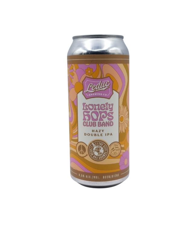 Leduc Brewing Lonely Hops Club Band Hazy Double IPA 473ml
