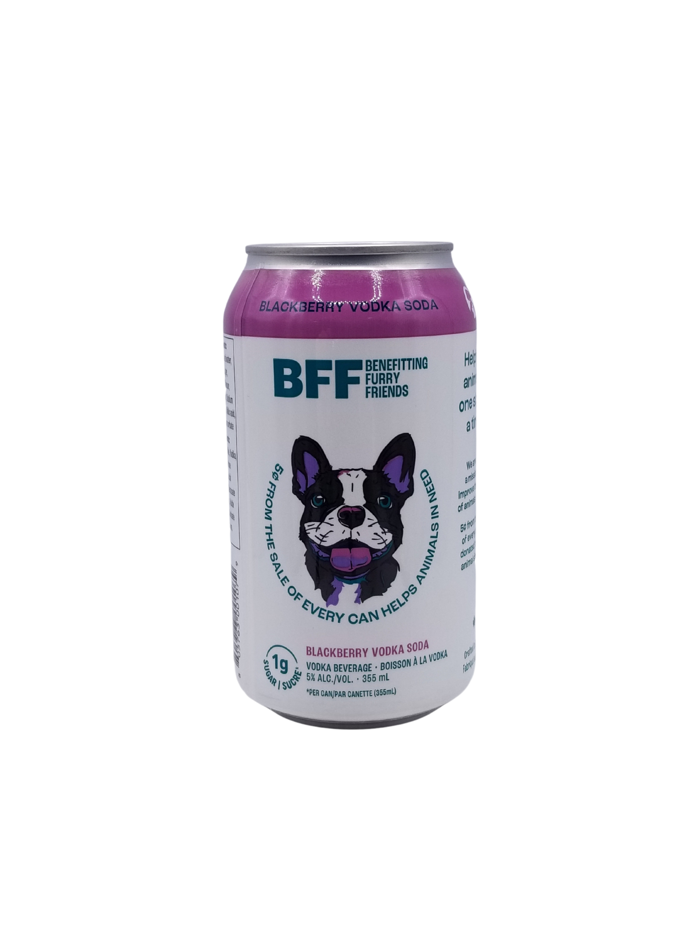 Bay Spirit Co. BFF Blackberry Vodka Soda 355ml The Alberta