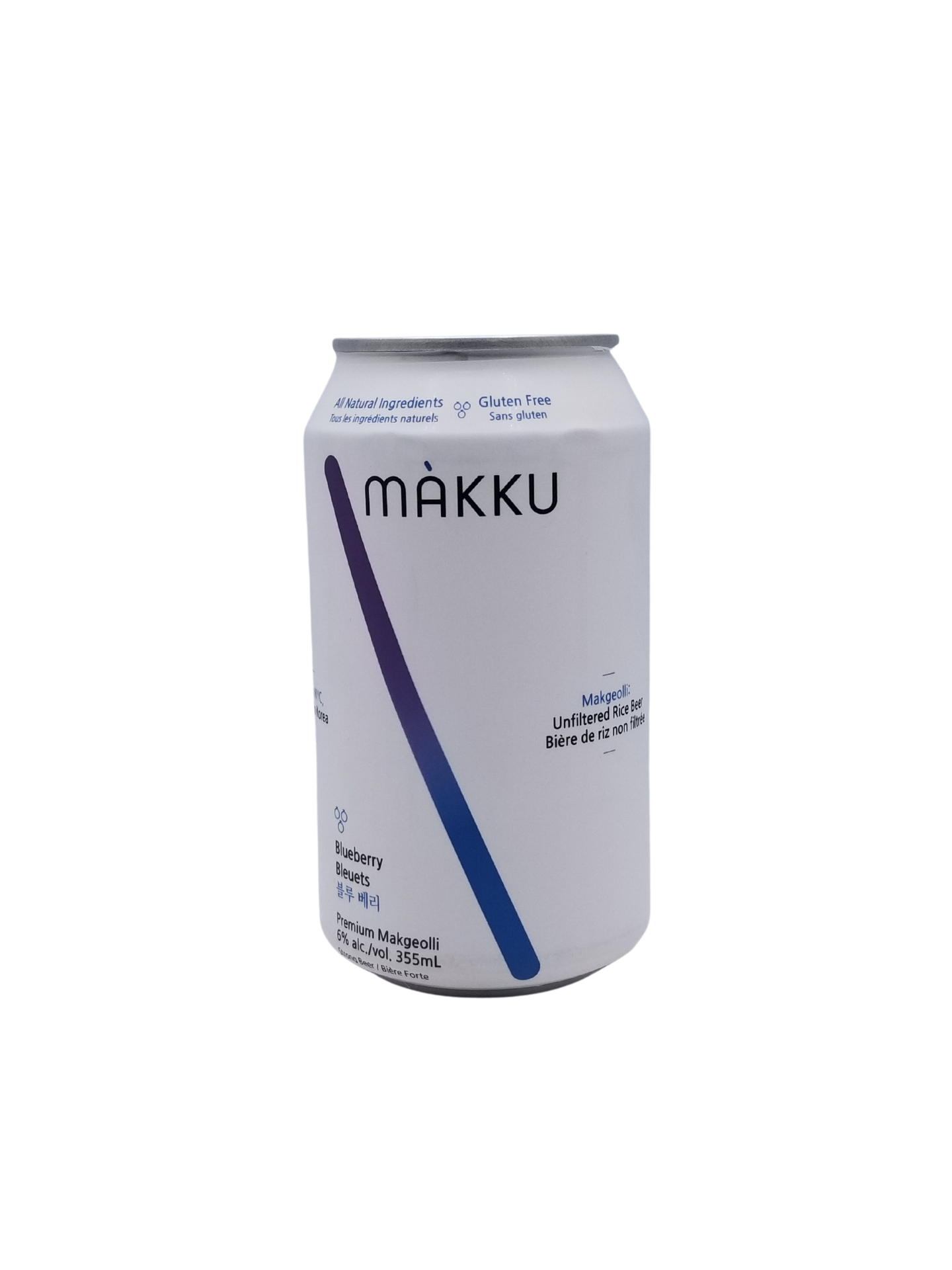 Makku Blueberry Rice Beer 355ml The Alberta Beer Exchange