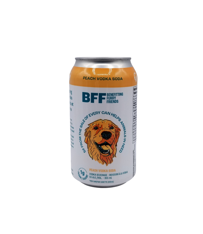 Georgian Bay Spirit Co. BFF Peach Vodka Soda 355ml