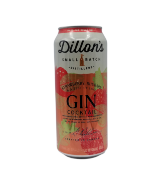 Dillons Small Batch Distillers Dillon's Distillery Strawberry Rhubarb Lime Gin Cocktail 473ml