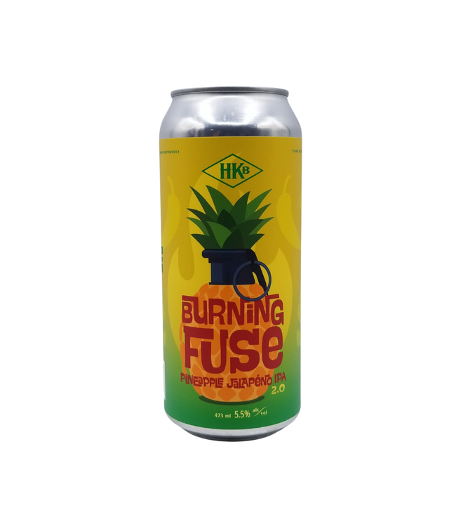 Hard Knox Brewing Burning Fuse Pineapple Jalapeno IPA 473ml