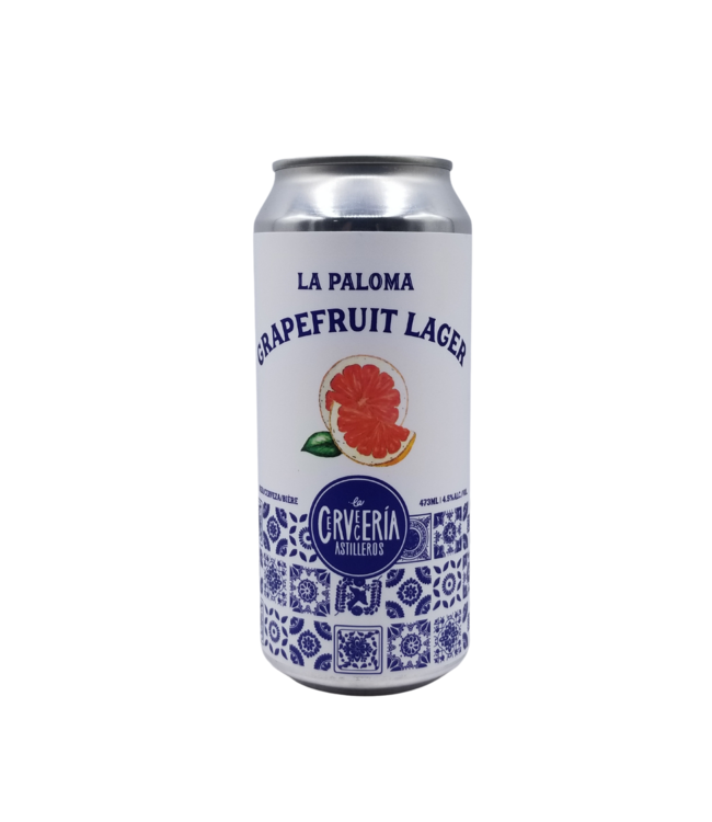 La Cerveceria Astilleros La Paloma Grapefruit Lager 473ml