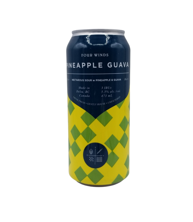 Four Winds Brewing Pineapple Guava Nectarous Sour 473ml