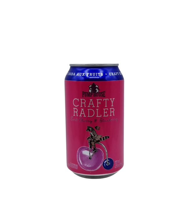 Pump House Brewing Crafty Radler Tart Cherry & Blueberry 355ml