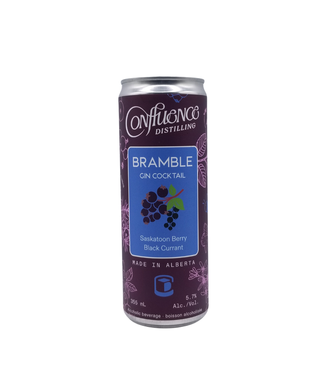 Confluence Distilling Saskatoon Bramble Gin Cocktail 355ml