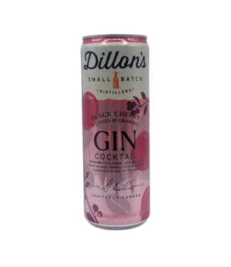 Dillons Small Batch Distillers Dillon's Distillery Black Cherry Cranberry Gin Cocktail 355ml