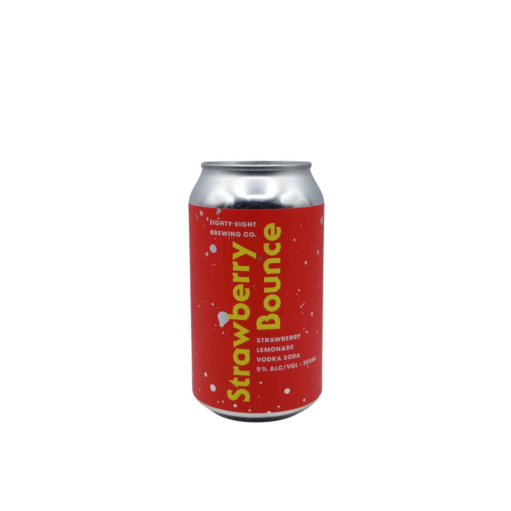 Eighty Eight Brewing Eighty Eight Strawberry Bounce Strawberry Lemonade Vodka Soda 355ml