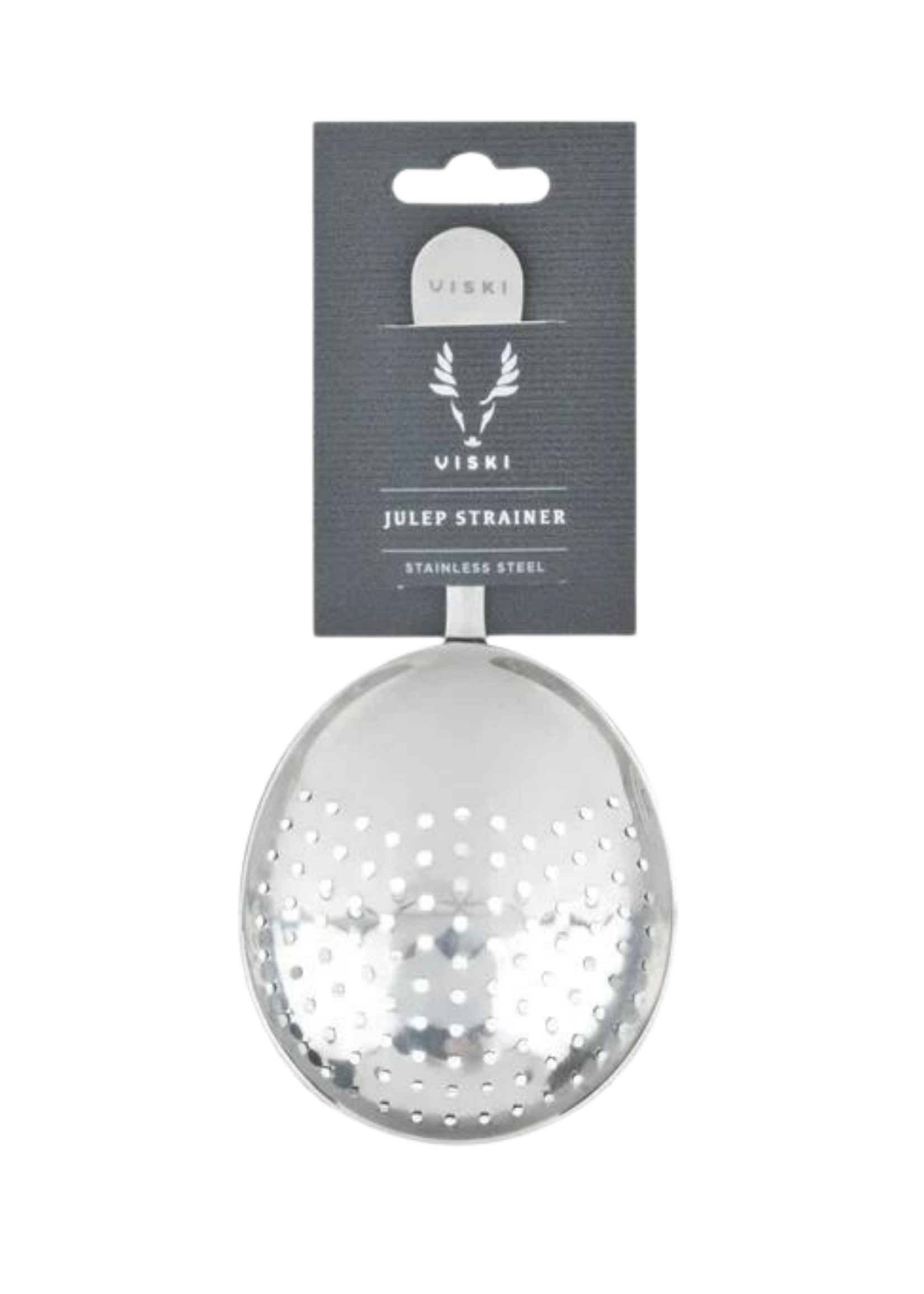 Viski Professional Stainless Steel Julep Strainer