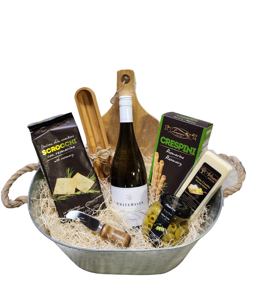 Gift Basket - White Wine Gourmet - The Alberta Beer Exchange