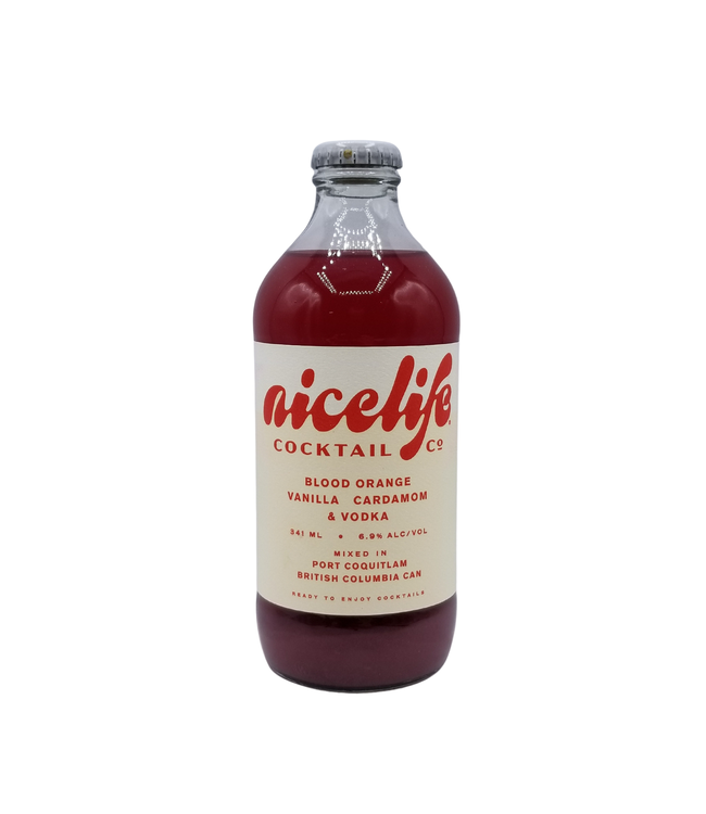 Nicelife Spirits Blood Orange Vanilla Cardamom Vodka 341ml